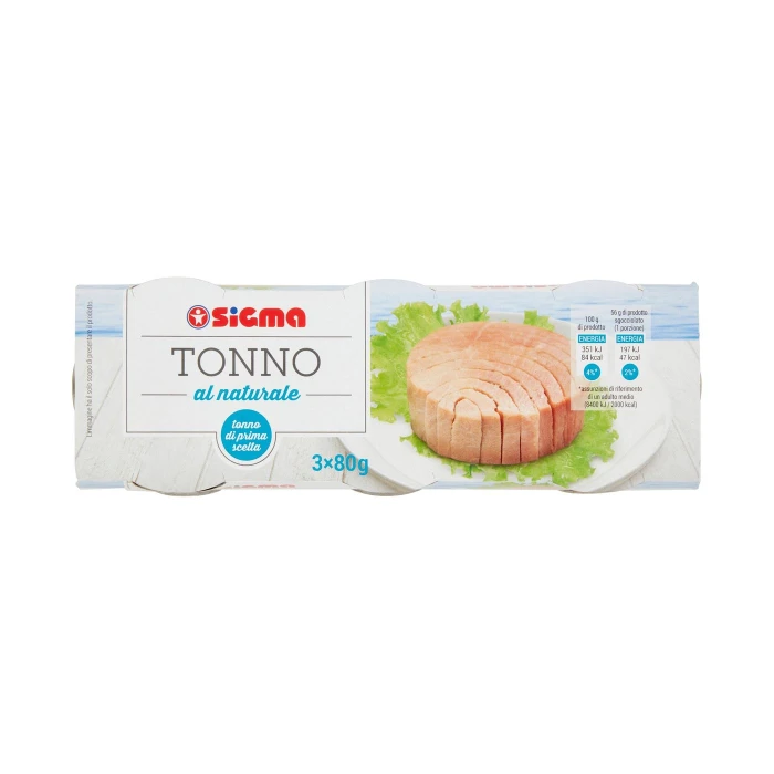 Sigma Tonno al naturale 3 x 80 g