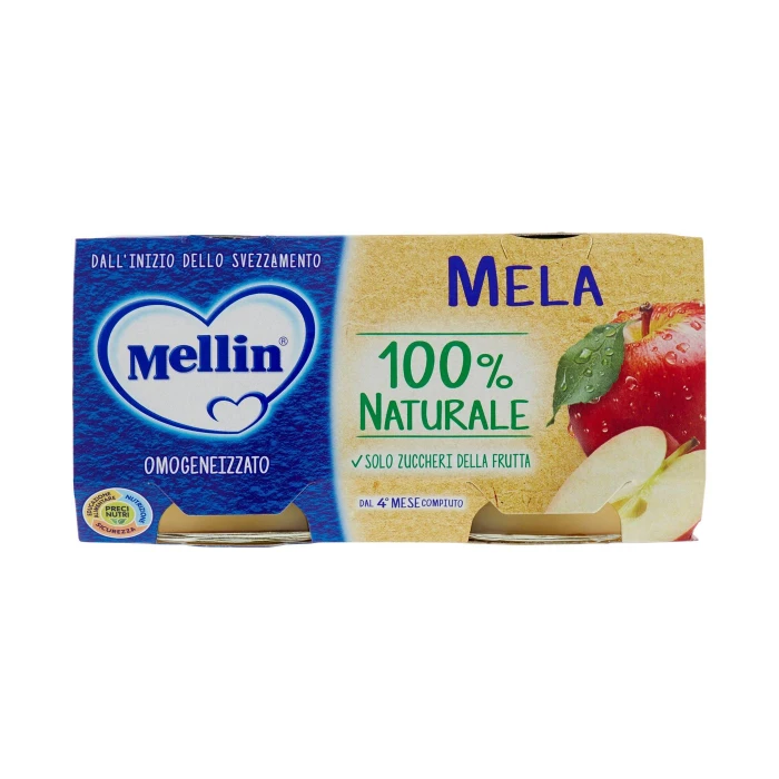 Mellin Mela 100% Naturale Omogeneizzato 2 x 100 g